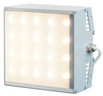 Turin LED luminaires operate continuously up to 100,000 hours