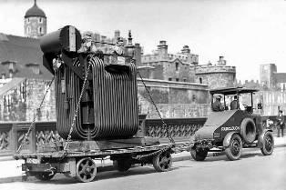 Transformator - sent 1800 - början av 1900-talet (England)
