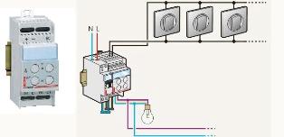 Remote control dimmer switching circuit
