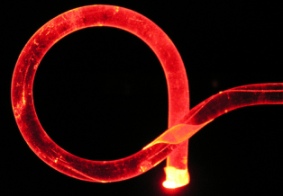 Světelný kabel z optických vláken