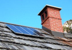 How are solar panels arranged and working?