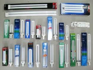 Compact fluorescent tubes for external electronic ballasts