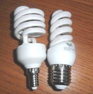 compact fluorescent tubes