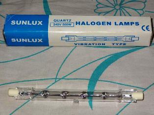 Lineární halogenová žárovka