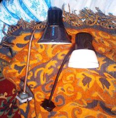 homemade table lamp