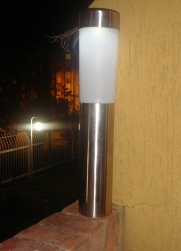 Street lamps for a summer residence