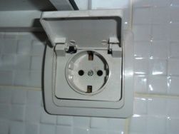 Outlets in the bathroom