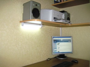 Kotitekoinen LED-nauhavalaisin