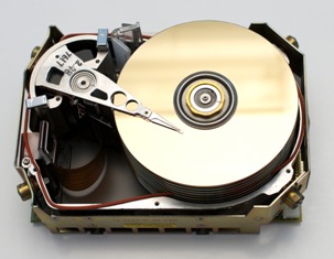 First hard drive