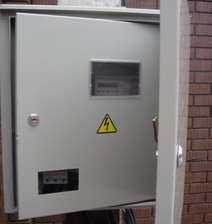 Electric switchboard for electrical connection