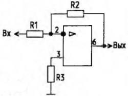 Circuito amplificador de inversão