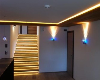 LED pásek v interiéru