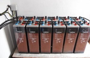 Características de operação de baterias para baterias solares
