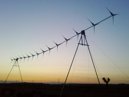 Experimental wind generator