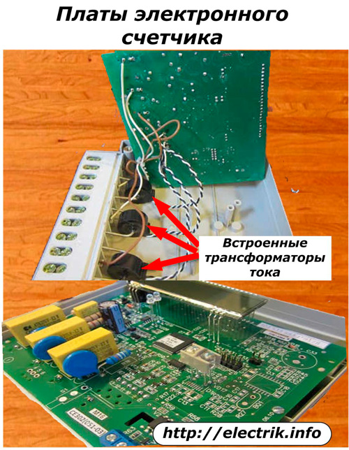 Electronic meter boards