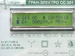 How is the electronic electricity meter arranged and working
