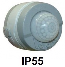 Jutiklis su apsaugos laipsniu IP55