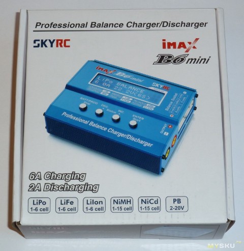 Univerzální mini nabíječka SkyRC iMax B6 pro každou baterii
