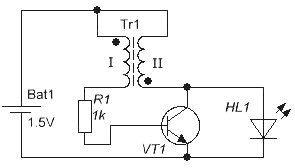 The simplest circuit for powering an LED