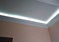 DIY ceiling LED lighting