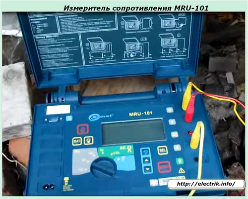 MRU-101 ellenállásmérő