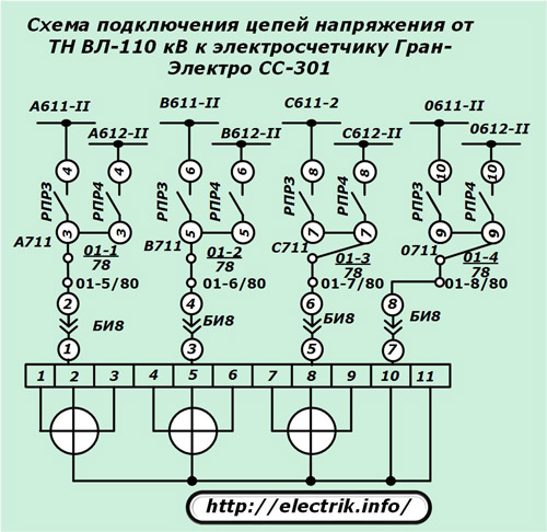 Voltage circuit diagram