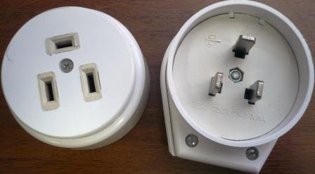 Power socket for connecting an electric stove