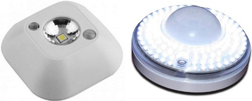 Lámparas con sensor de movimiento para apartamento y hogar.
