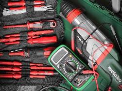 What tools are needed to perform electrical work