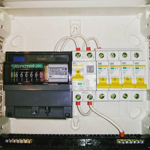 Apartment electrical panel