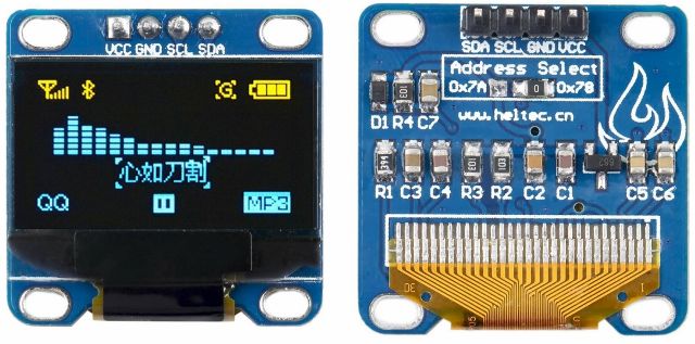 Expansion board with display