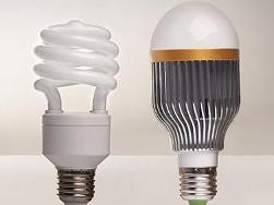 Skillnaden mellan LED-lampor och energibesparande kompakt lysrör