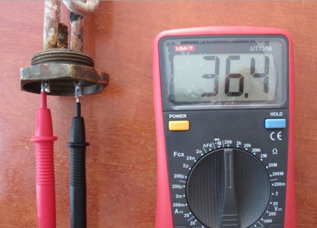 Cómo verificar el elemento calefactor