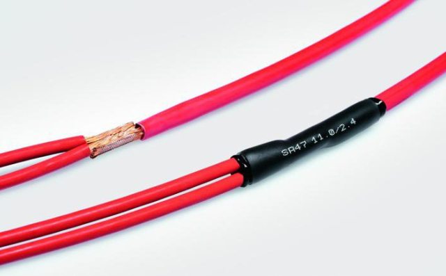 Wire insulation with heat shrink tubing