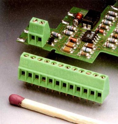 Bloco de terminais para placa de circuito impresso