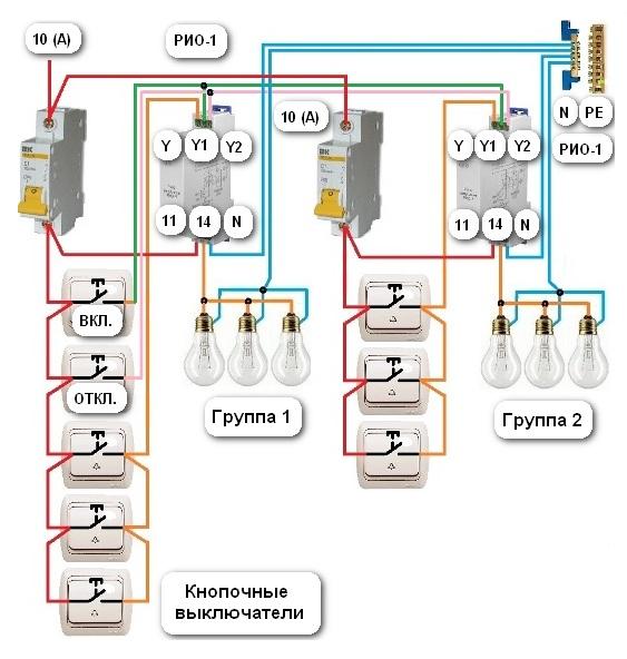Pulse relay connection diagram