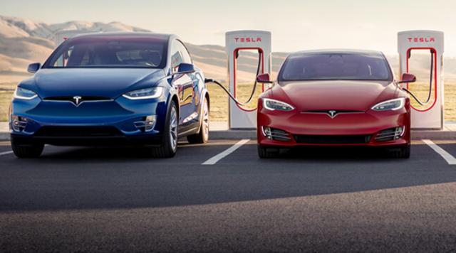 Tesla Supercharger voedingen