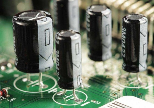 Capacitors on the board