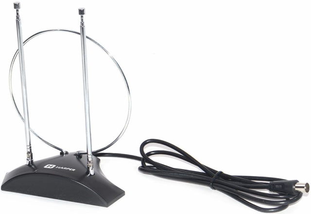 One example of a combined modern indoor TV antenna