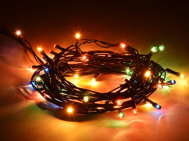 New Year's LED garland