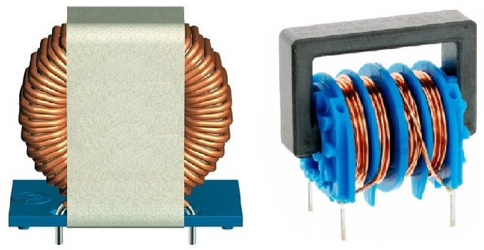 SMD common mode chokes for switching power supplies