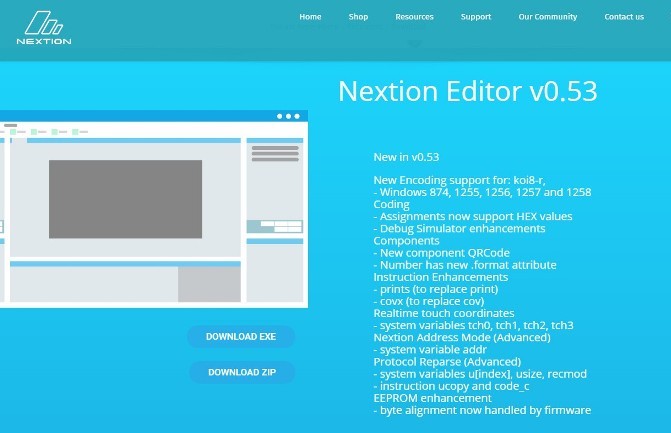 Nextion-editori