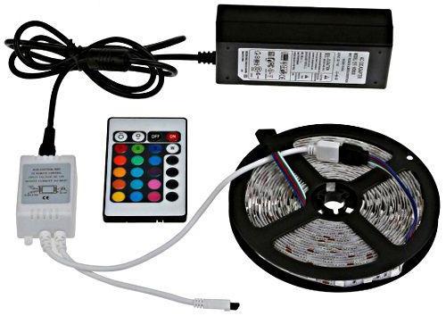Set van RGB-tapes met voeding en controller