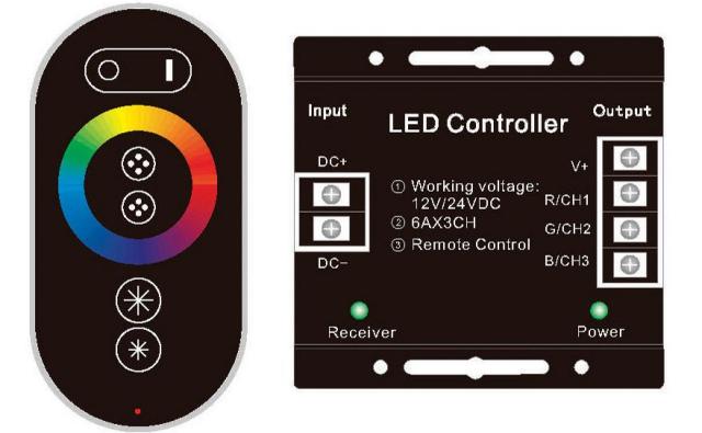 Remote and led controller