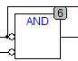 AND element with two inverse inputs