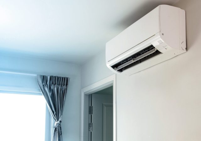 Ventilación y aire acondicionado para el apartamento.