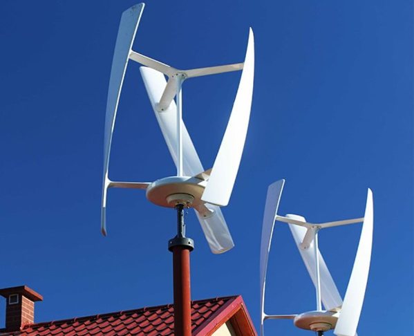 Vertical wind generators for autonomous power supply
