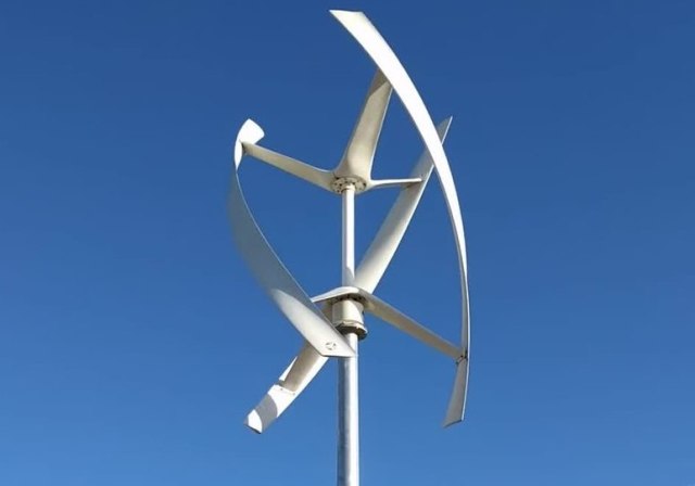 Darrieus Turbine (ใบพัด Darrieus)