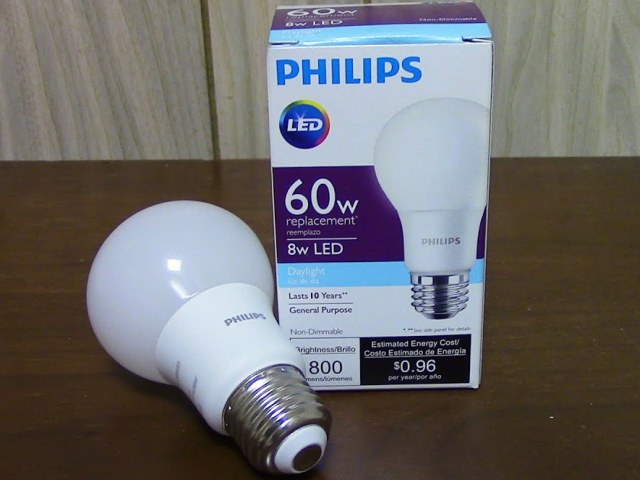 Visão geral das modernas lâmpadas LED Philips