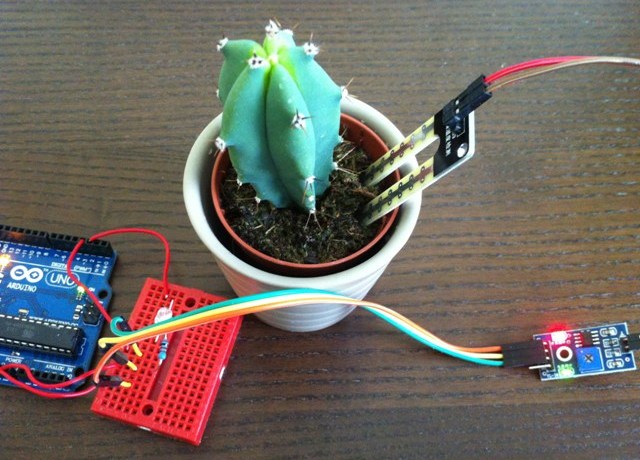 Een vochtigheidssensor gebruiken met Arduino